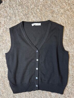 Women’s button down sweater vest